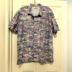 Columbia PFG mens Button Up Vented Fishing Shirt Size M